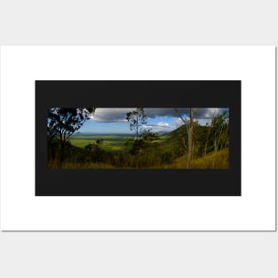 Looking towards Townsville from Pipers Lookout - Hervey Range Posters and Art